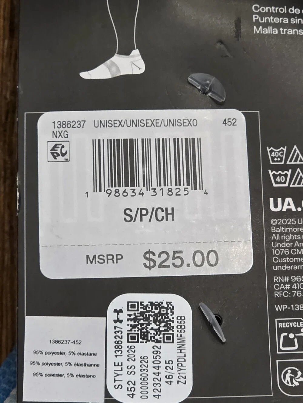 Under Armour Light Blue No-Show Athletic Socks - 3 Pack